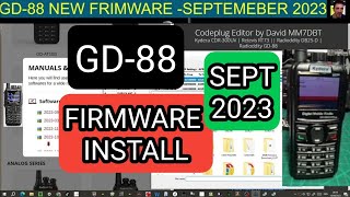 GD88 NEW FRIMWARE SEPTEMEBER 2023 KYDERA 880 [upl. by Ynaiffit914]