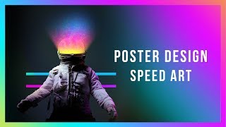 Freestyling a Poster  Graphic design tutorial [upl. by Sascha15]