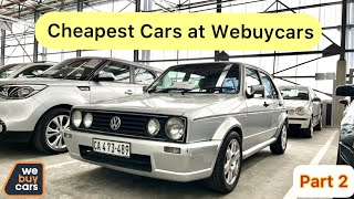 Cheapest Cars at Webuycars Part 2 [upl. by Imij]