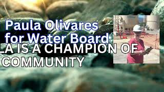 Paula Oliveras is the best choice for Water Board in Division 1 [upl. by Annuaerb402]