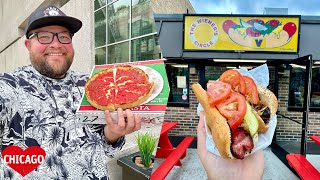 Chicago 2024  BEST Chicago Pizza amp The Wieners Circle  Chicago Food Tour  What To Do in Chicago [upl. by Zoba469]