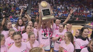 Petersen twins help DikeNew Hartford pulls off incredible 4th straight State championship [upl. by Rieth]