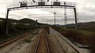 Bulgarian railways cab ride The crossborder railway Dragoman BG  Dimitrovgrad SRB [upl. by Altman676]