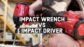 Impact Wrench vs Impact Driver  Whats The Difference [upl. by Anetsirhc392]