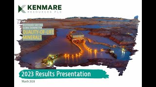 Kenmare Resources Plc FY23 Private Investor Webinar March 2024 [upl. by Eerol600]