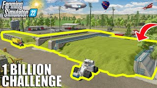 Compacting THE BIGGEST BUNKER in FS22  10000000L  1 BILLION Challenge  Farming Simulator 22 [upl. by Christiane]