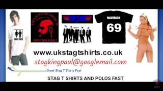 STAG NIGHT T SHIRTS T SHIRT PRINTING LADS HOLIDAYS STAG IDEAS STAG PARTY THEMES PRINTED POLO SHIRTS [upl. by Marten]