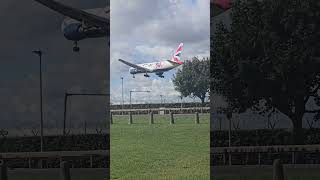 BRITISH AIRWAYS ✈️ heathrow airbusa380 everyone automobile heathrowplanespotting [upl. by Varuag329]