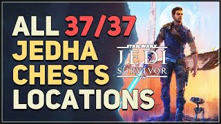 All Jedha Chest Locations Star Wars Jedi Survivor [upl. by Elyod]