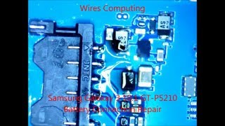 Samsung Galaxy Tab 3 101 GTP5210 Battery Connection Micro Solder [upl. by Fernyak500]