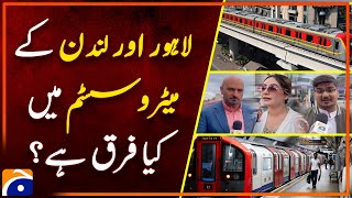 Lahore amp London Metro system  Comparison  Aapas Ki Baat  Awam Kay Saath  Geo News [upl. by Anauqal]