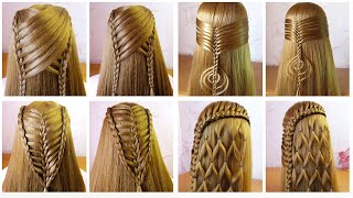 4 Awesome Braided Hairstyles for Party and Everyday [upl. by Eelyam]