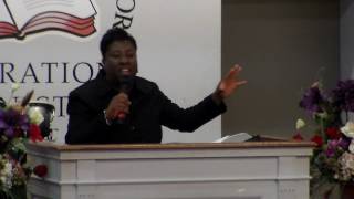 Minister LaShanta Powe Preaching at Restoration Ministries COGIC [upl. by Nnaillek]