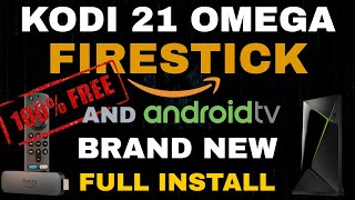 BRAND NEW KODI 21 Omega  Firestick amp Android PLUS ADDONS [upl. by Shlomo55]