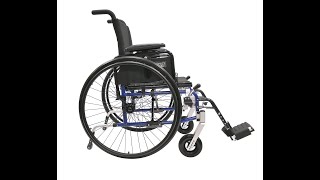 Tuffcare  High Strength Feather Light Wheelchair UnboxingAssembly [upl. by Bosch201]