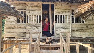 Wooden sliding door design and tangerine harvesting  cooking  Lý Tiểu An [upl. by Ainosal]