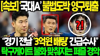 긴급속보 국대A 긴급수사 초토화 quot손흥민이 이래서 소집한 거였다니quot 아시안컵 경기직전 불법도박 발각 심상치 않은 반응 나온 진짜 이유ㄷㄷ [upl. by Strohben]