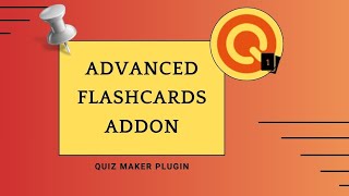 Advanced Flashcards Addon for Quiz Maker Plugin [upl. by Elyak70]