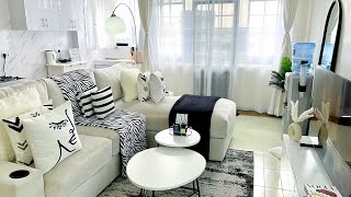 MY ONE BEDROOM APARTMENT TOUR🏠🤍 VERY DETAILED  PLUGS  Sharon Jacobs [upl. by Susej892]