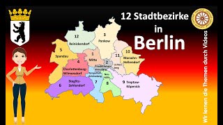 Die 12 Bezirke in Berlin I Grundschule 4 I HD [upl. by Adler295]