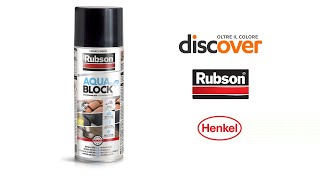 Discover Aversa  Rubson Aquablock Spray impermeabilizzante [upl. by Nyliac]