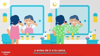 Aprenda cómo cepillar los dientes de su hijo con Colgate® [upl. by Aicirtel]