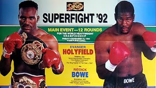 EVANDER HOLYFIELD VS RIDDICK BOWE 1 FULL FIGHT [upl. by Nivaj367]