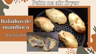 Bolinho de Mandioca na air fryer [upl. by Appilihp]