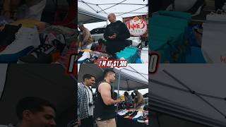 I BOUGHT HIS ENTIRE SNEAKER TABLE🤯 sneakers sneakerhead reseller swapmeet [upl. by Nwahsar]