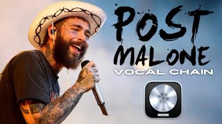 Post Malones Vocal Chain Logic Pro X plugins only [upl. by Cave]