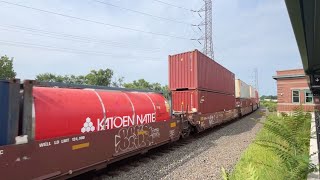 NS Bound Brook WB Stack train 21W [upl. by Anuska]