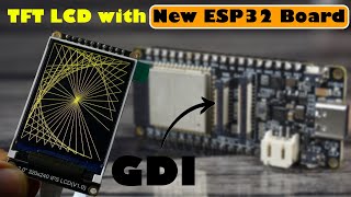 ESP32 and TFT IPS LCD with GDI interface Firebeetle 2 ESP32 S3 Wroom 1 [upl. by Hausmann]