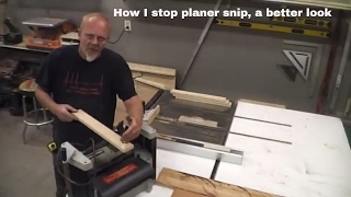 How I stop planer snipe part 2 with how to make the gauges [upl. by Wilkens]