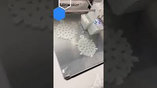 3D Printing Snowflake Ornaments [upl. by Shaya]