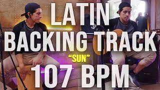 LATIN BACKING TRACK  E Major Harmonic Circle  107 bpm [upl. by Ennagroeg913]