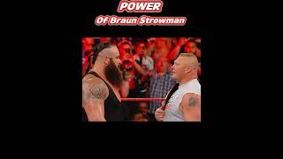 brock lesnar vs braun strowman short video  braun strowman challenge with brock Lesnar wwe [upl. by Anay]