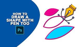 How to draw a shape in photoshop with the pen tool [upl. by Olim124]