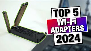 Top 5  Best WiFi Adapters for PC for Faster Internet 2024 [upl. by Phyllis]