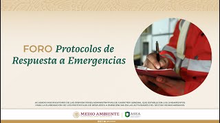 Foro Protocolos de Respuesta a Emergencias [upl. by Tisbee]