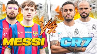 RETOS DE FÚTBOL MESSI DAVO Y LA COBRA VS CR7 WILL Y MIKE  ¿QUIEN ES EL GOAT [upl. by Leslee]