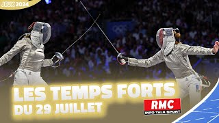 JO 2024  Les comms RMC les temps forts du 29 juillet avec une pluie de médailles [upl. by Analise316]