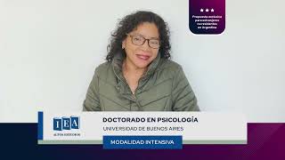 Maira Rivas  Doctorado en Psicología [upl. by Erny]