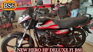 New BS6 Hero HF Deluxe with FI  Complete Detailed Review  New feature  Price [upl. by Notaek]