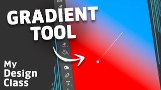 How to Use The GRADIENT Tool in Photoshop [upl. by Gnirps]