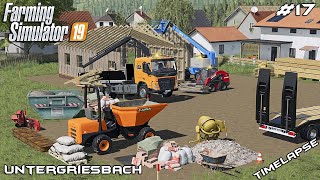 House Demolition  Lawn Care on Untergriesbach  Farming Simulator 19  Episode 17 [upl. by Volotta]