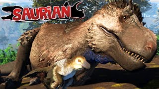 Saurian  Lugares Perigosos TRex Assustador Novos Animais  Dinossauros 8 PTBR [upl. by Amathiste]