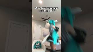 Yippie yippee hatsunemiku miku cosplay silly [upl. by Enomys]