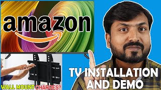 Amazon TV Installation Services for MI Xiaomi Oneplus Acer VW LG and All Other Brand TV [upl. by Enahpets]