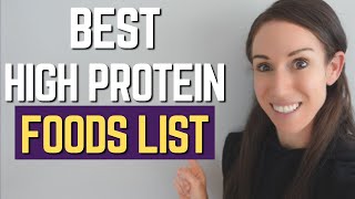 BEST High Protein Foods To LOSE WEIGHT In CALORIE DEFICIT [upl. by Dorin104]