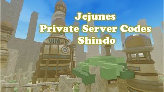 Jejunes Village Private Server Codes Shindo [upl. by Parrott]